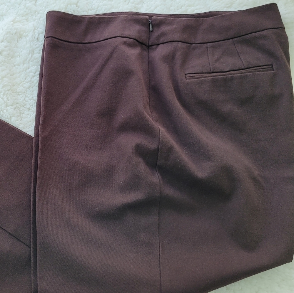 Chico's Getaway Pant Sz 2.5=14, Brown - Picture 6 of 10